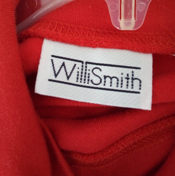 ⭐3/$30 Willi Smith Red Turtleneck 100% Cotton XXL - Picture 5 of 7